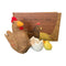PAPOOSE TOYS - Betsy Lays An Egg Book and Felt Toys